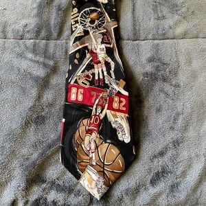 J.T. Beckett Vintage Basketball Sports Tie
